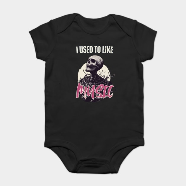 Existential Dread - Fear of Dead - Halloween Special Music Lovers Baby Bodysuit by TuncGK